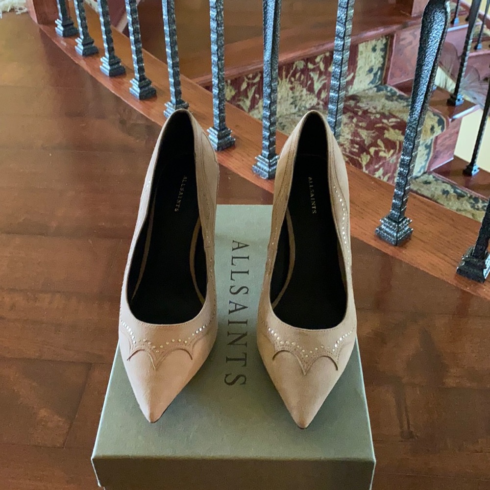 All Saints Zehra Suede Pump